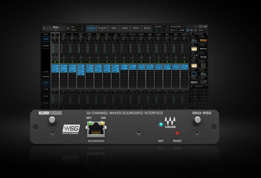Waves | DN32-WSG I/O Card for X32/M32 Mixers + SuperRack SoundGrid