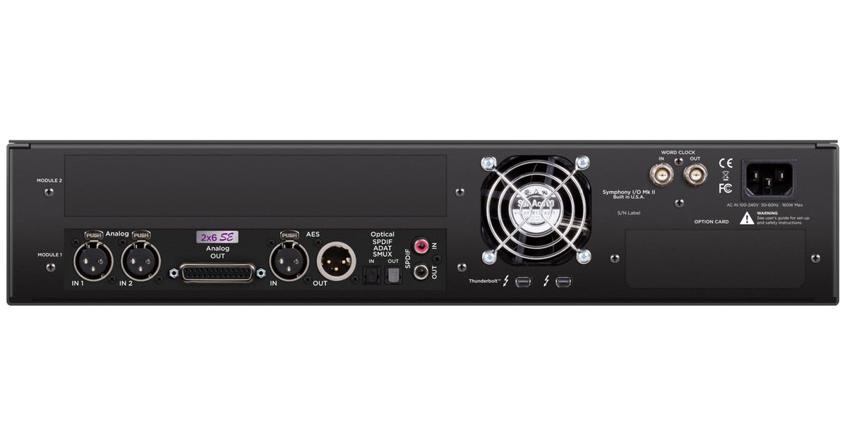 Apogee Symphony I/O Mk II 2x6 SE