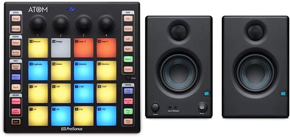 PreSonus ATOM SQ Hybrid MIDI Keyboard/Pad Performance and Production Controller