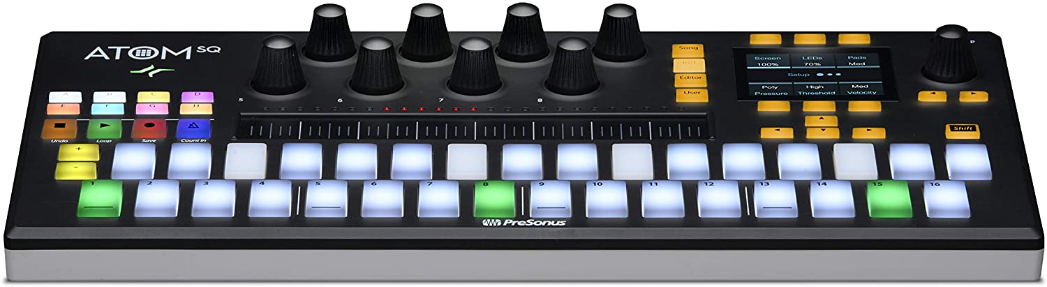 PreSonus ATOM SQ Hybrid MIDI Keyboard/Pad Performance and Production Controller