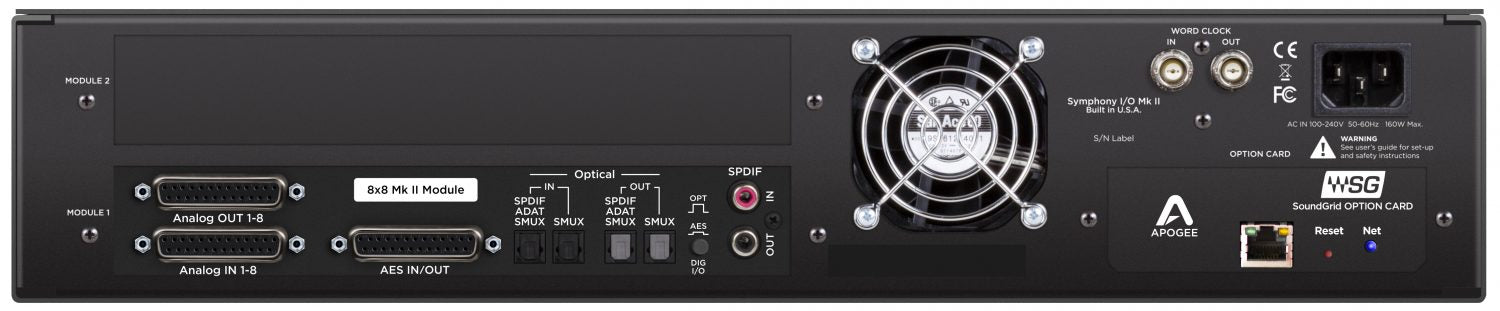 Apogee Symphony I/O Mk II  SoundGrid