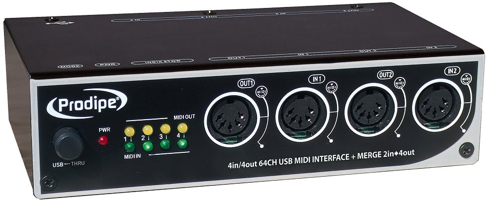 Prodipe Interface MIDI USB 4in/4out – ALL