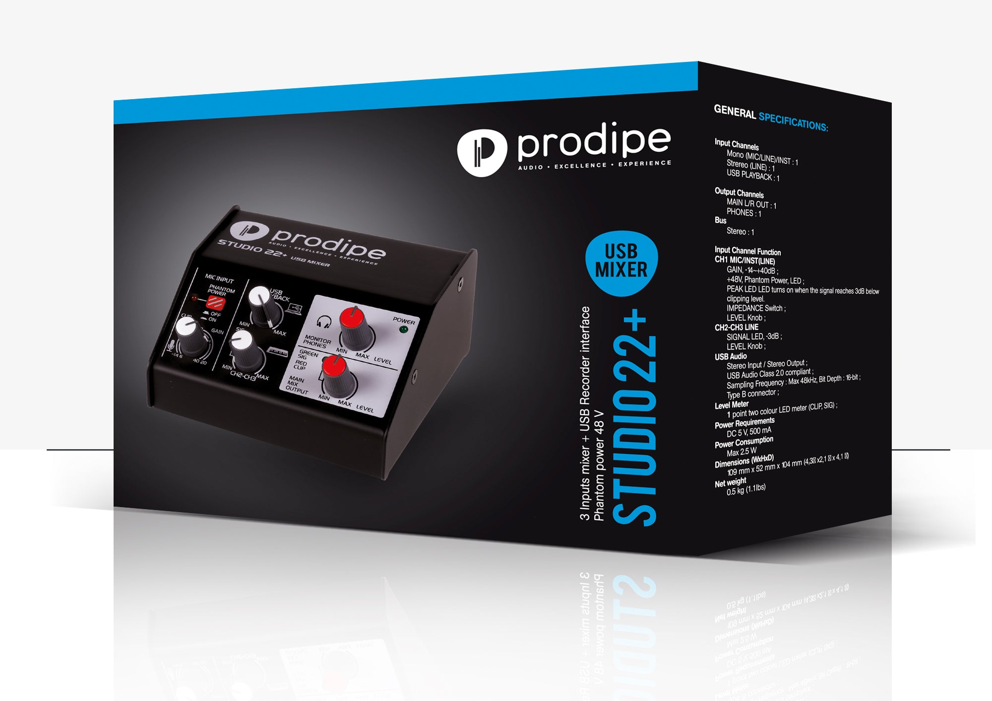 Prodipe Studio 22 + interface