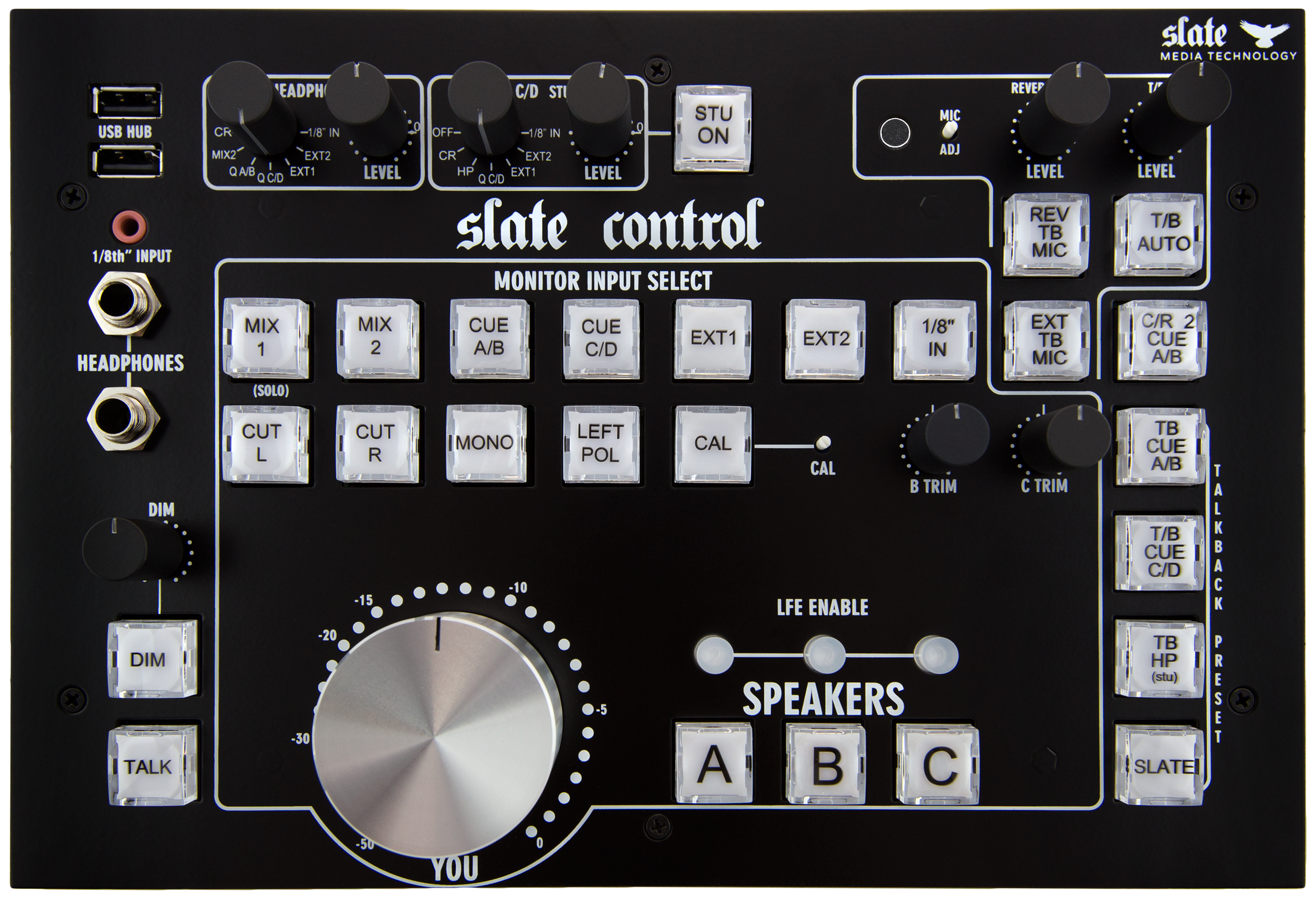 Slate outlet monitor controller
