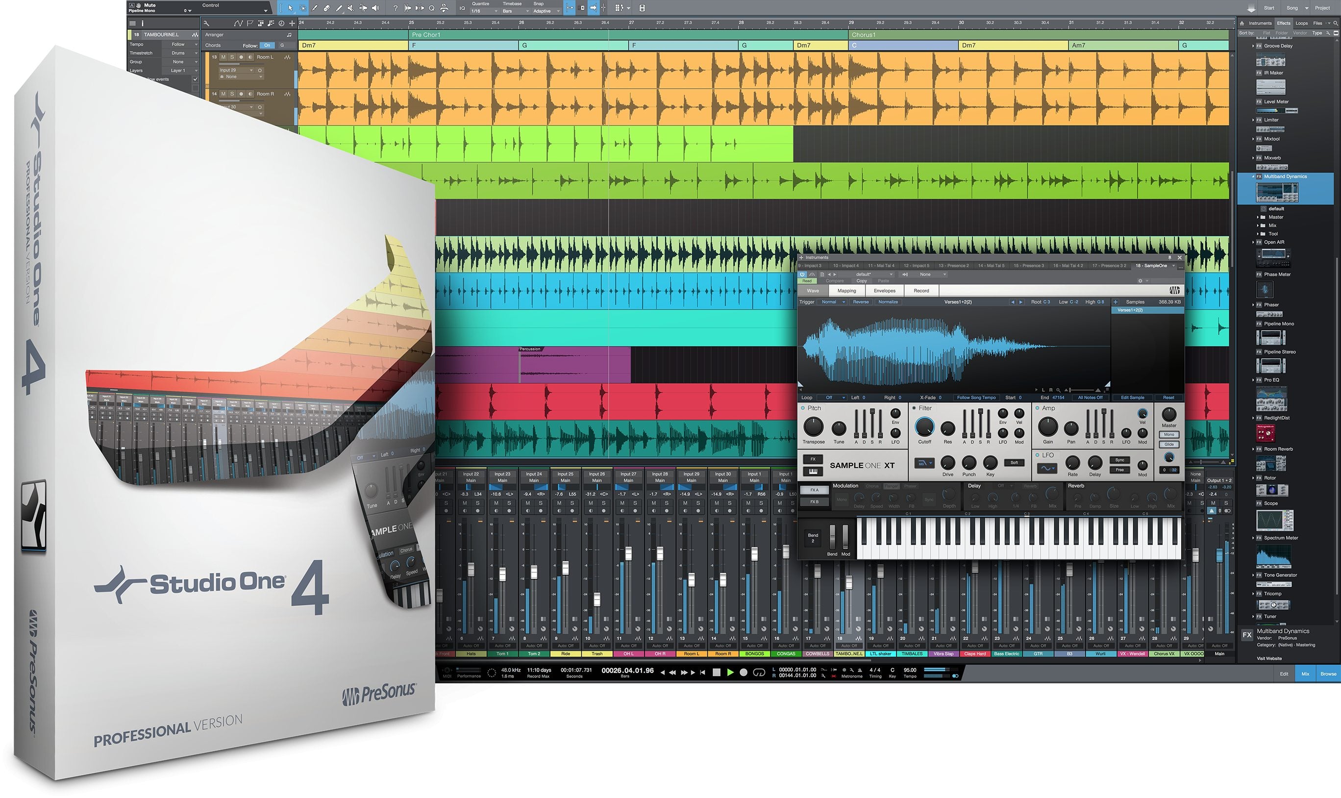 PreSonus Studio One 4 Professional Upgrade from Professional/Producer (all versions)