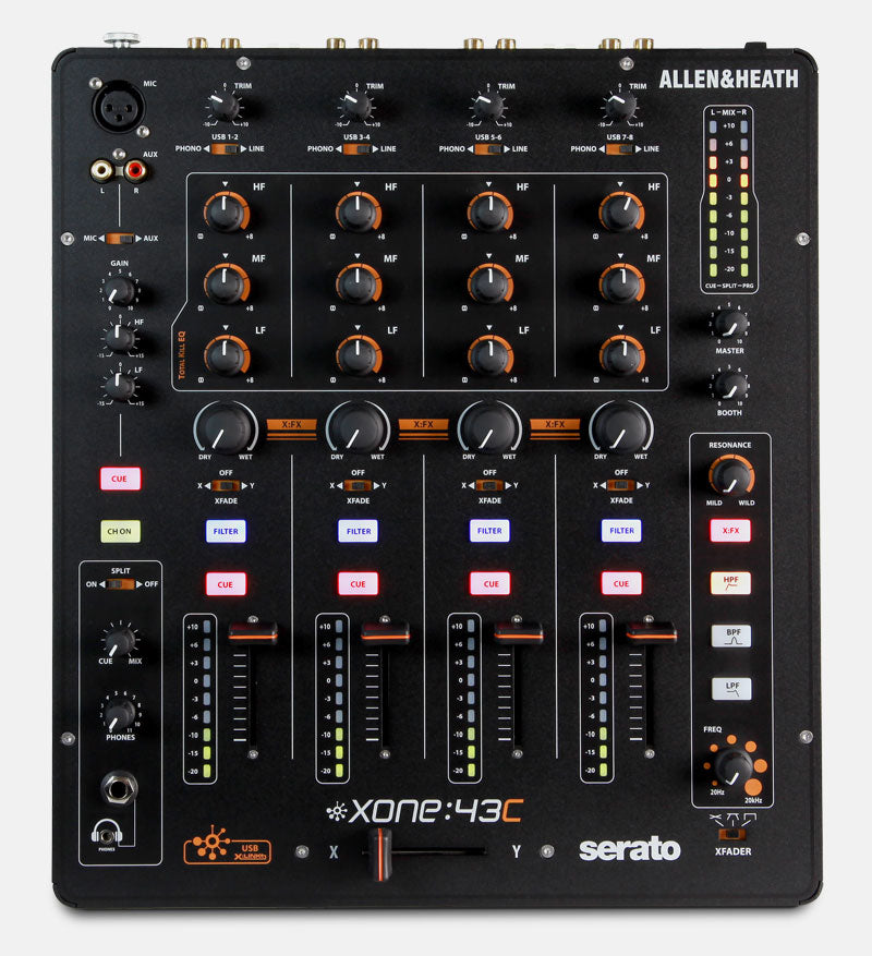 Allen & Heath | Xone:43C 4-channel DJ Mixer with Soundcard