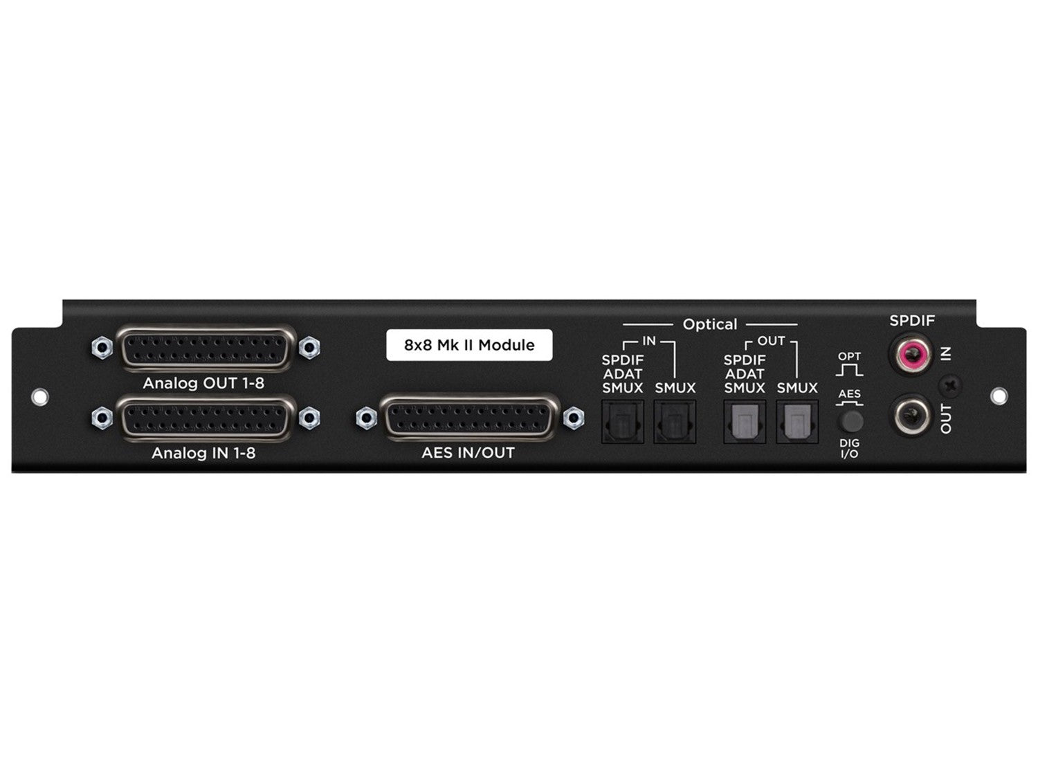 Apogee 8x8 Analog I/O + 8x8 Digital I/O - Symphony I/O Module