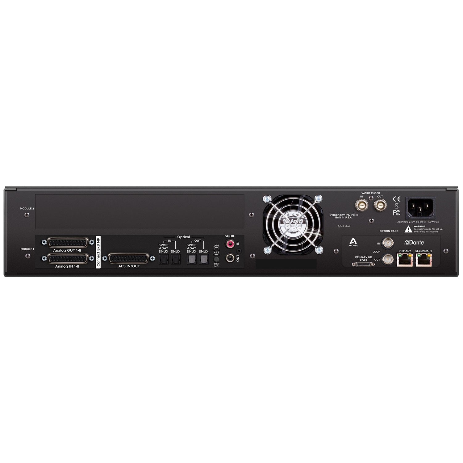 Apogee Symphony I/O MKII Connect Dante Interface 8x8 Analog Preamp/8x8 AES