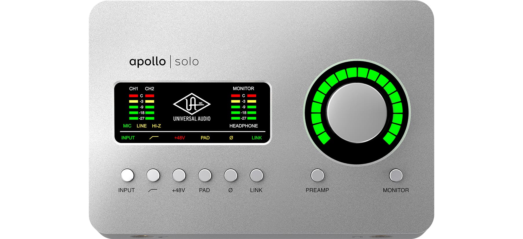 Universal Audio | Apollo Solo Heritage Edition Thunderbolt 3 Audio Interface with UAD DSP