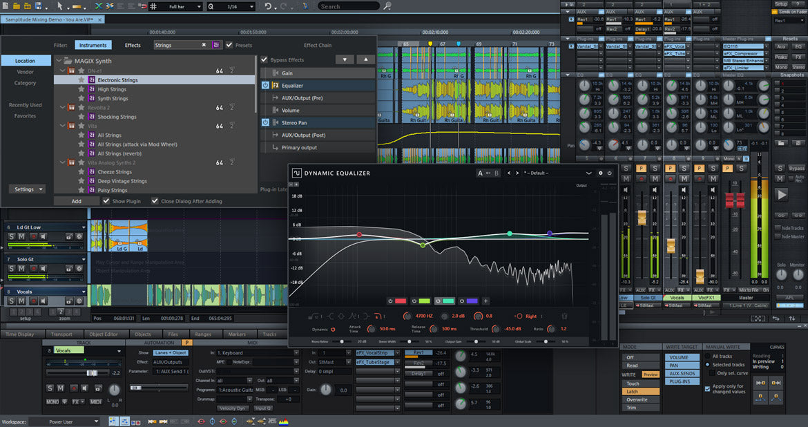 MAGIX Samplitude Music Studio 2016 - Digital Audio Workstation Software Download