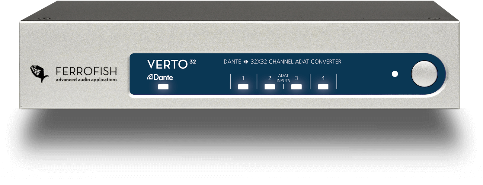 Ferrofish | VERTO32 | 32 x 32 ADAT <> Dante Converter