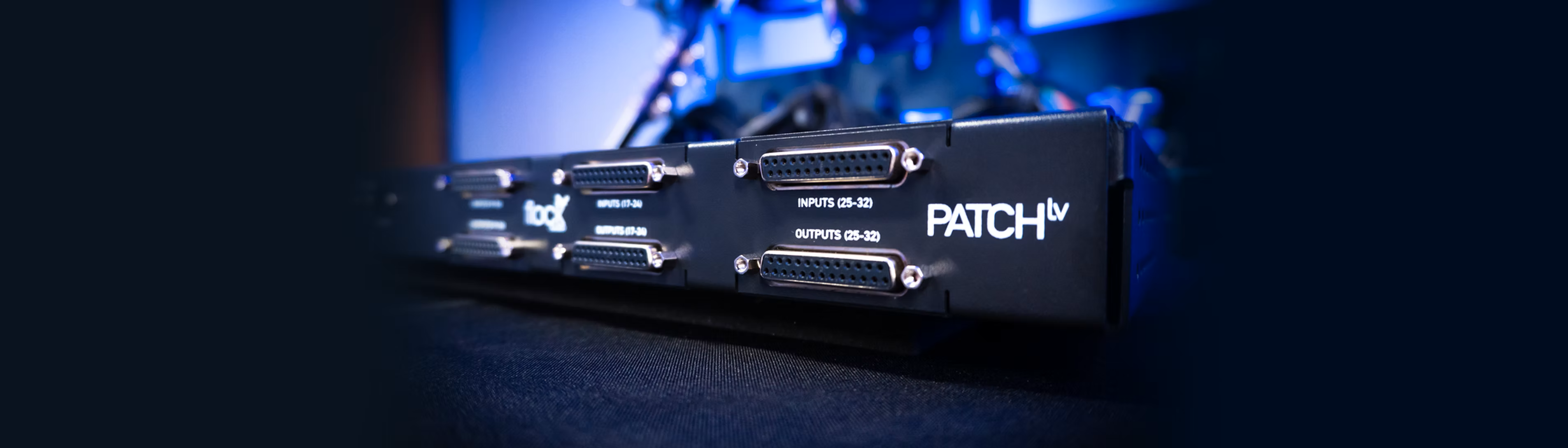 Flock Audio | Patch LV 64-channel Digitally Controlled Analog PATCH for LIVE Sound