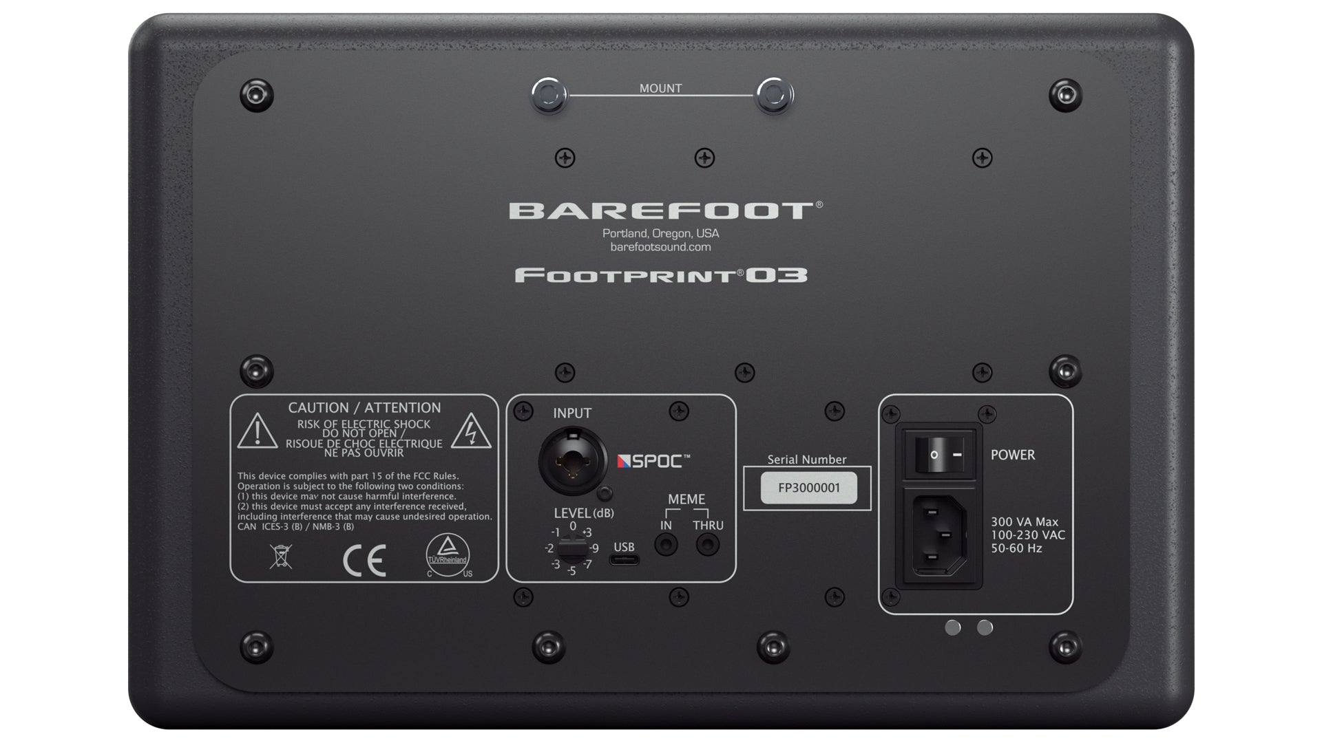 Barefoot Sound Footprint03 6.5-inch 3-way Active Studio Monitor (Pair)