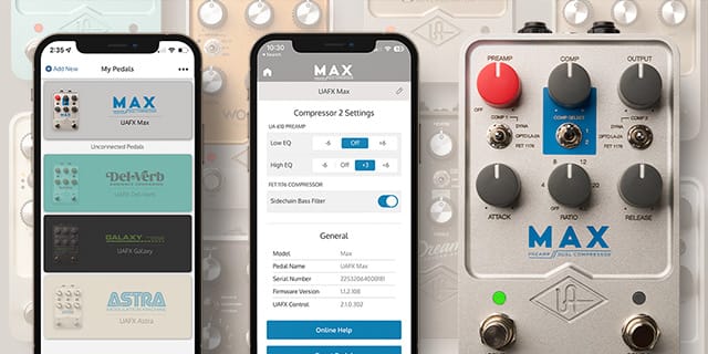Universal Audio | Max Preamp and Dual Compressor Pedal