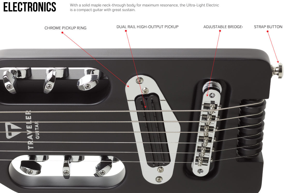 Traveler Guitar Ultra-Light Electric Lefty