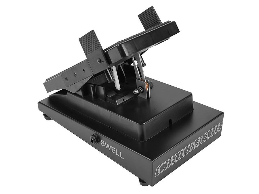 Crumar Long throw expression pedal with side switches