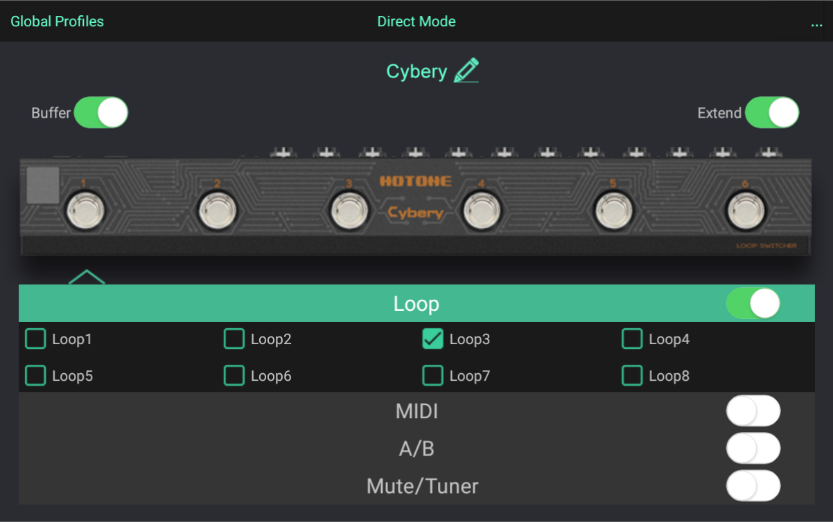 Hotone Cybery 4-channel Loop Switcher w/Smartphone App