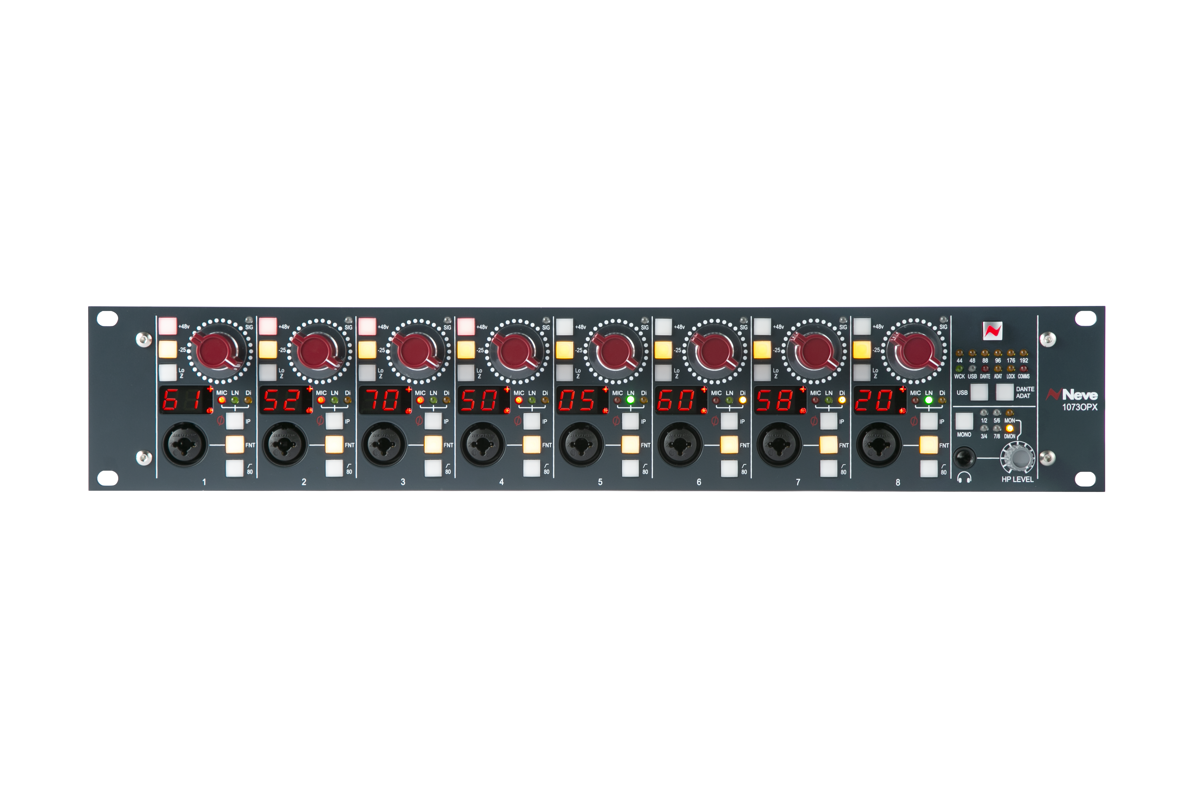 AMS Neve | 1073OPX 8-Ch Remote Controlled Preamp