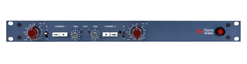 AMS Neve | 1073DPA Dual Channel Mic Preamp in Single Rack-unit