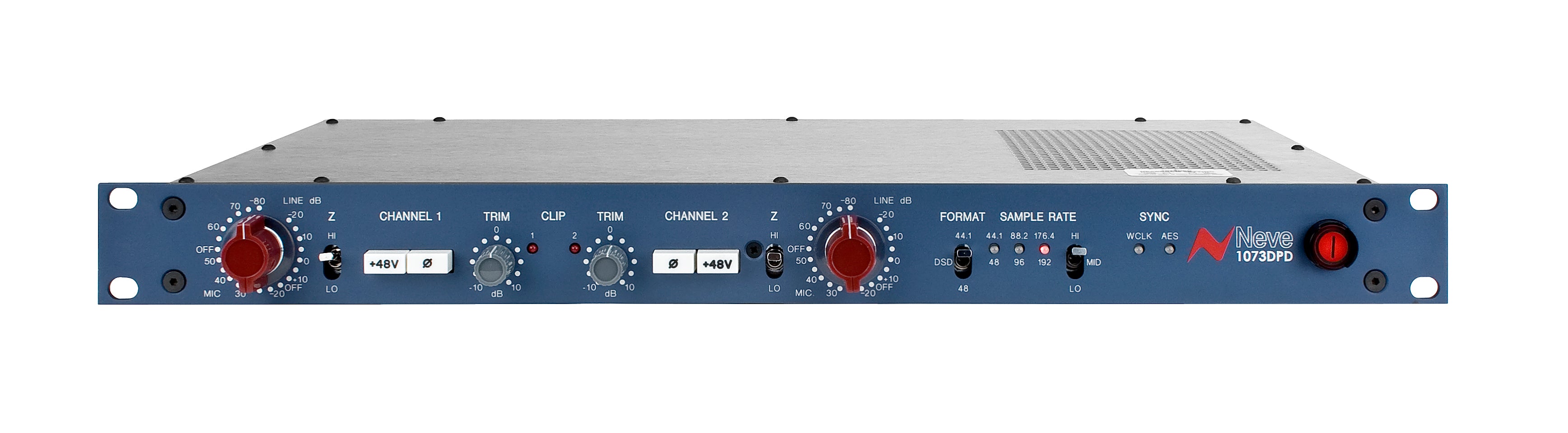 AMS Neve | 1073DPD Dual Channel Mic Preamp with ADC and Up to 192kHz