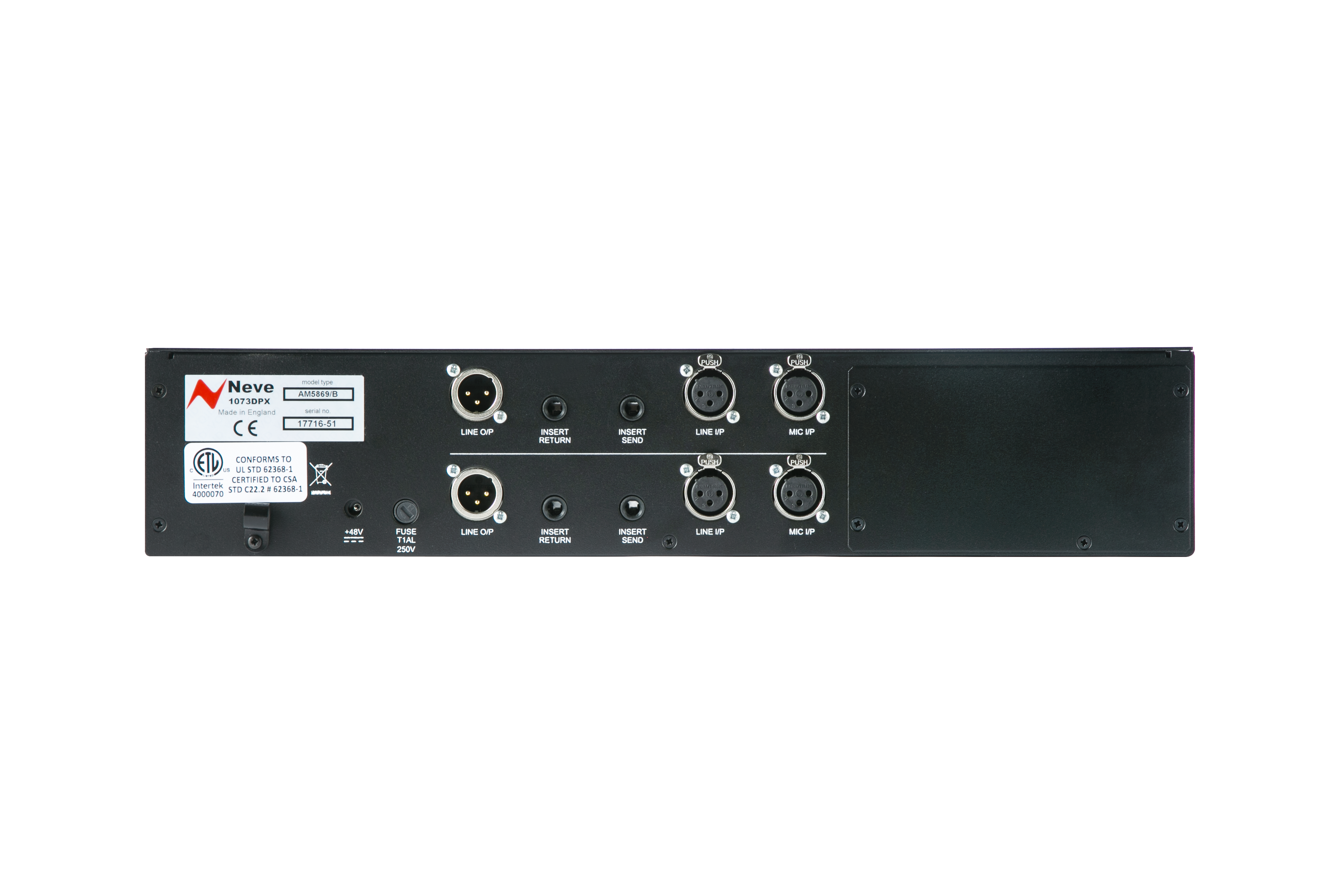 AMS Neve | 1073DPX 2-Channel Preamp and 3-band EQ