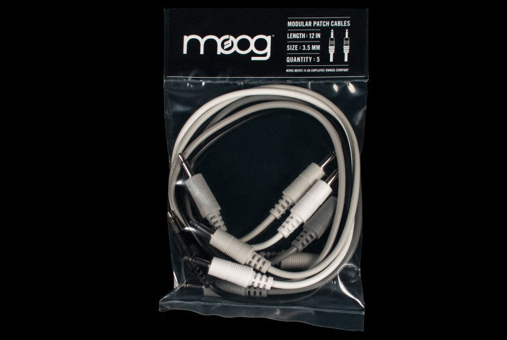 Moog RES-CABLE-SET-2 Modular Patch Cable - 6 inch (Assorted Colors) 5-pack