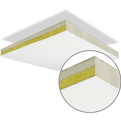 Primacoustic ThunderTile - Gypsum Enforced Acoustic Ceiling Tile with Trim Edge - 2 x 2' (60.96 x 60.96cm)