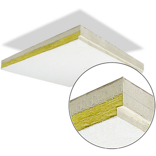 Primacoustic ThunderTile - Gypsum Enforced Acoustic Ceiling Tile with Reveal Edge - 2 x 2' (60.96 x 60.96cm)