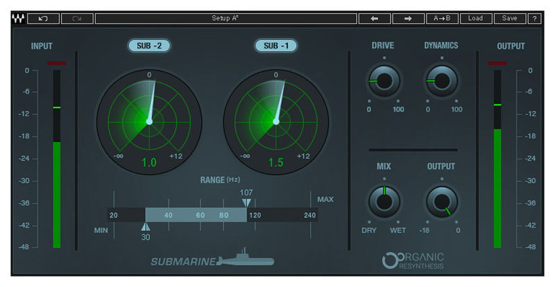 Waves | Submarine Two-octave Subharmonic Generator Plug-in