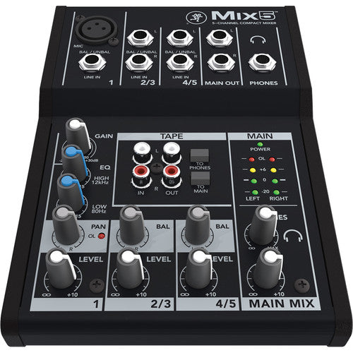 Mackie Mix5 - 5-Channel Compact Mixer