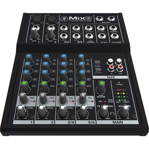 Mackie Mix8 - 8-Channel Compact Mixer