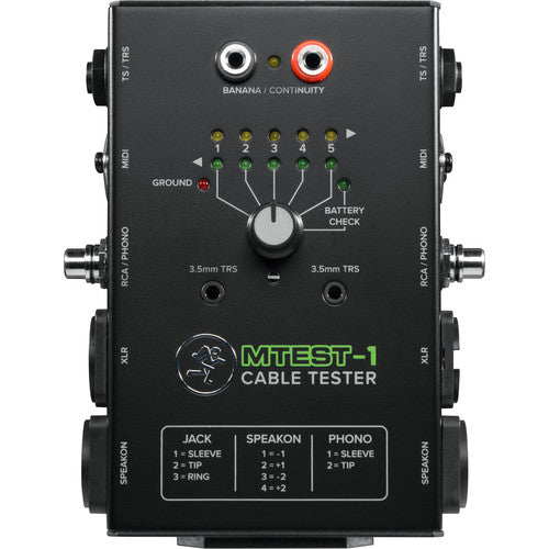 Mackie MTEST-1 Cable Tester