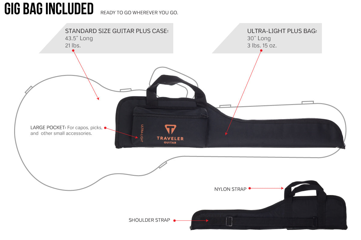 Traveler Guitar Ultra-Light Lefty