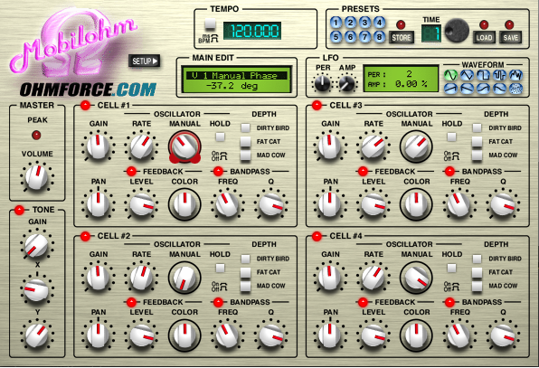 OHM Force | Mobilohm Phaser Plug-in