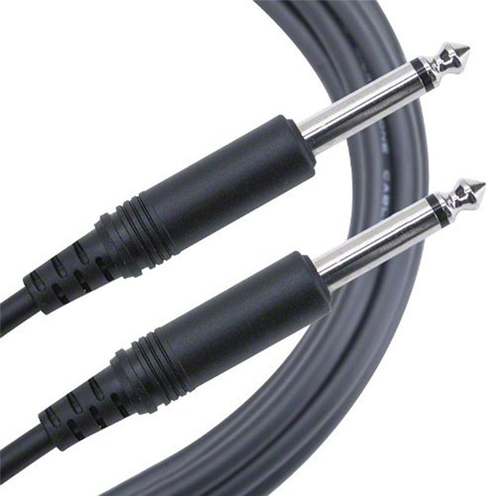 Mogami PP-1000 2P 1/4" -1/4" Audio Cable, 3.0m, Black