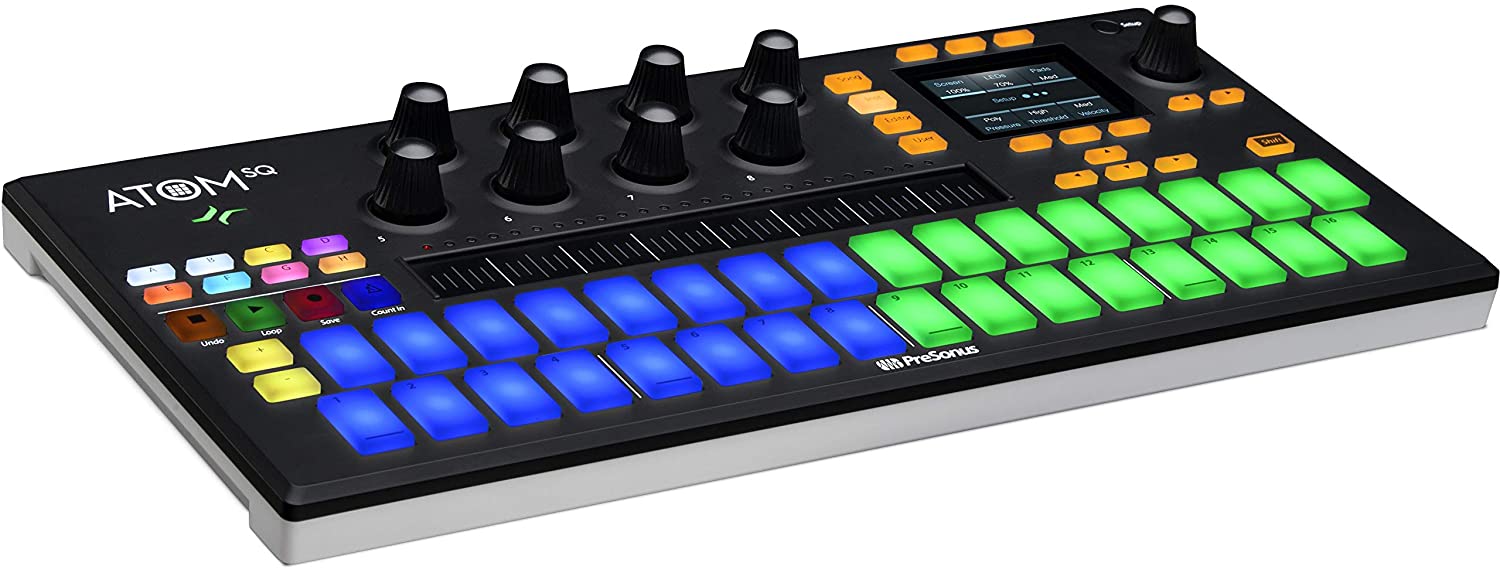 PreSonus ATOM SQ Hybrid MIDI Keyboard/Pad Performance and Production Controller