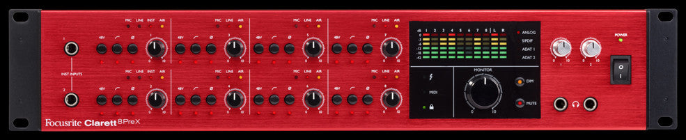 Focusrite Clarett 8PreX