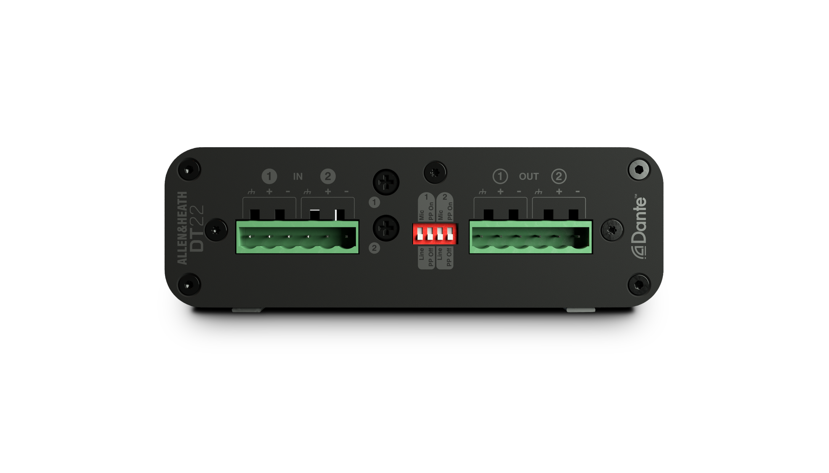 Allen & Heath | DT22 Dante 2 input, 2 output interface for DLive / Avantis / SQ Mixers