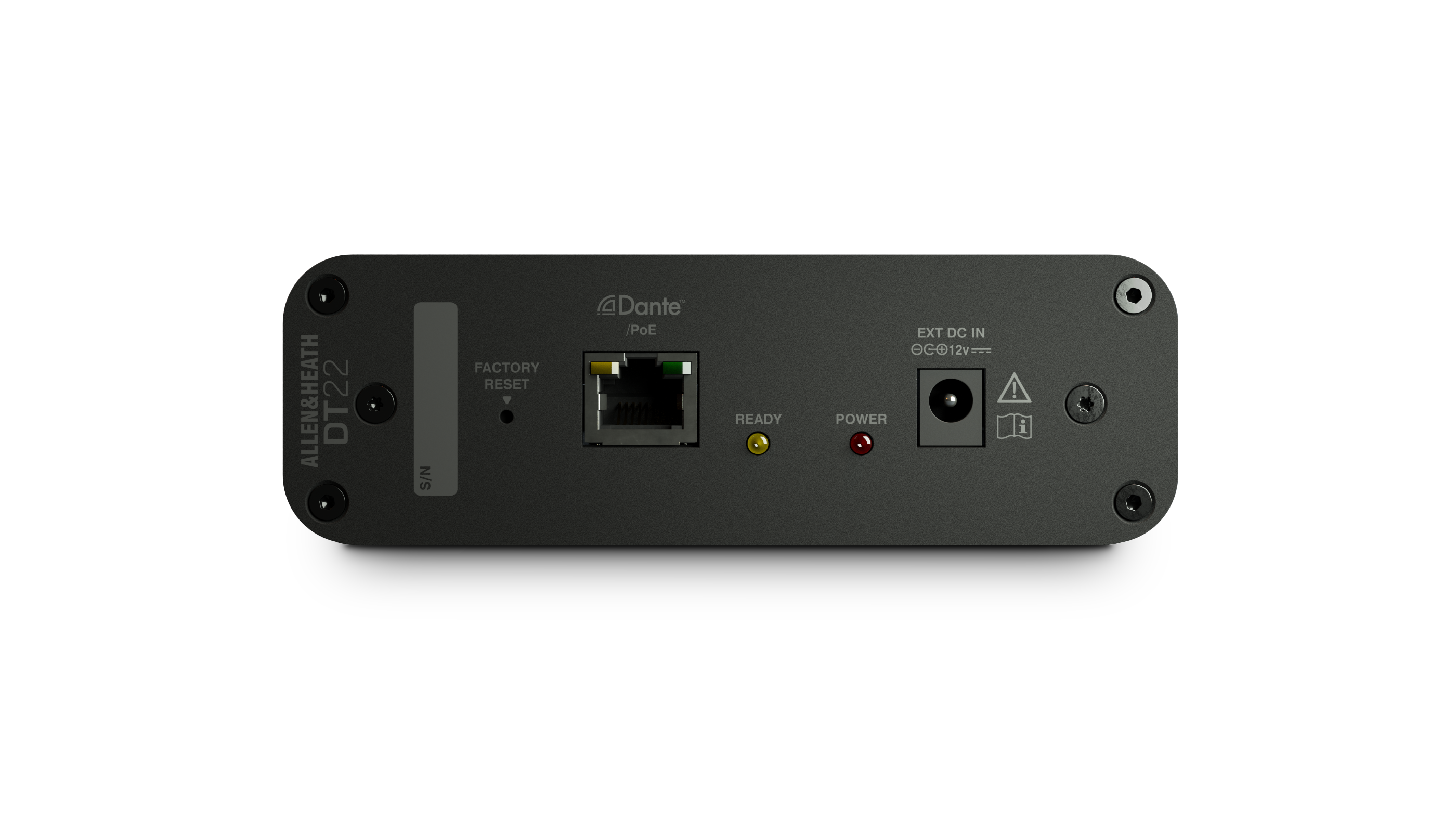 Allen & Heath | DT22 Dante 2 input, 2 output interface for DLive / Avantis / SQ Mixers
