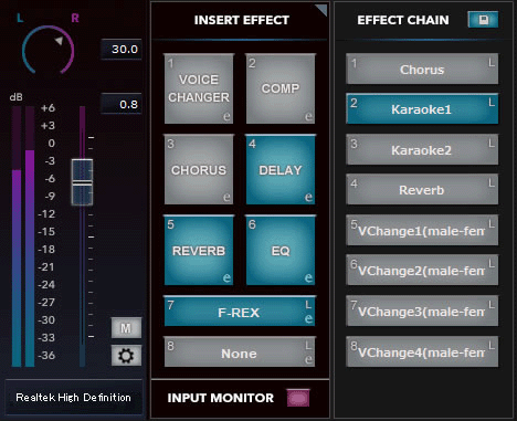 INTERNET CO | Audio Input FX Multi Effect Plug-in