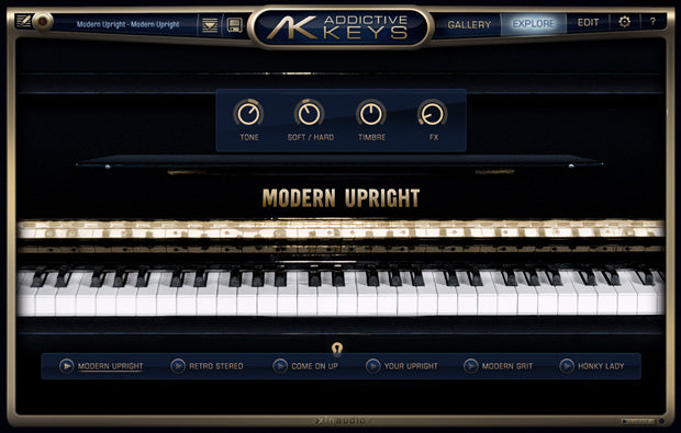XLN Audio Addictive Keys Modern Upright