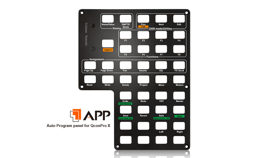 iCON Pro Audio | APP-Nuendo Auto Program panel for QconPro X