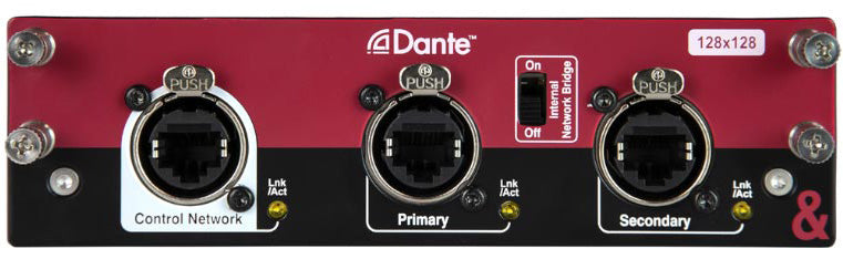 Allen & Heath | Dante 128x128 128-channel Dante Option Card for dLive & Avantis Consoles