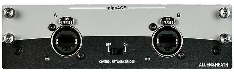 Allen & Heath | gigaACE Audio Networking Option Card for dLive / Avantis