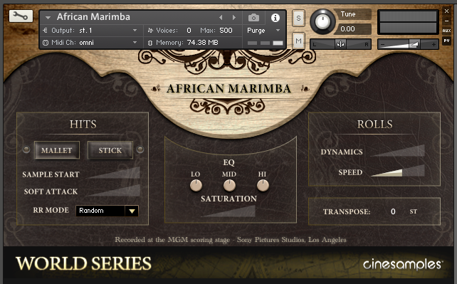 cinesamples African Marimba & Udu