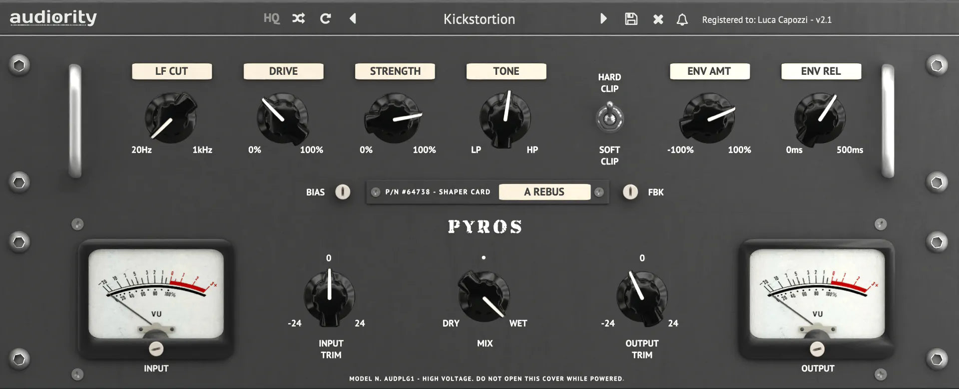 Audiority | PYROS Distortion Plug-in