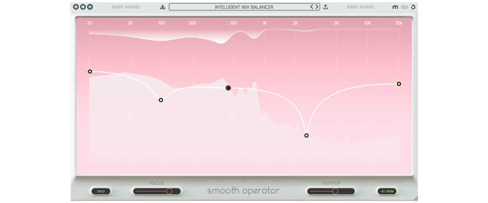 Baby Audio | Smooth Operator Intelligent Spectral Balancer Plug-in