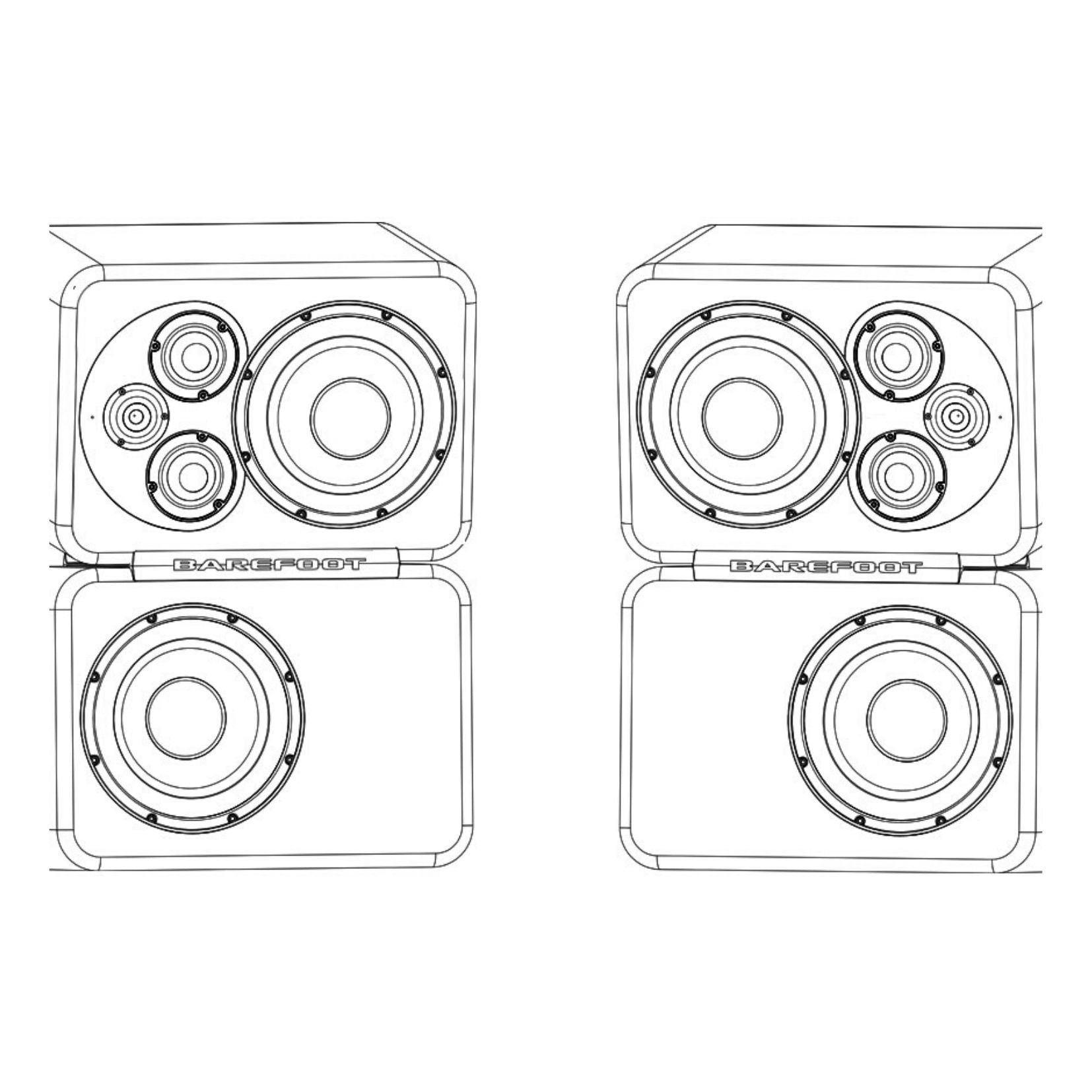 Barefoot Sound MicroSub45 Powered Studio Monitors
