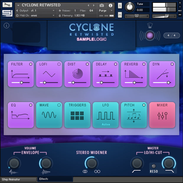 Sample Logic Cyclone Retwisted