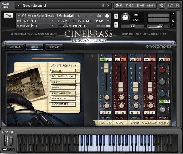 cinesamples CineBrass Descant Horn